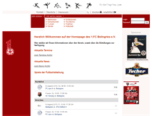 Tablet Screenshot of fcbeilngries.de